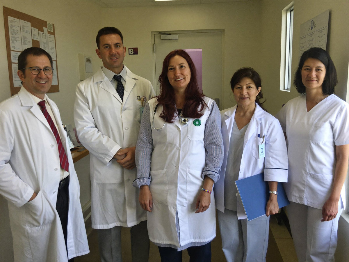 Hospital colleagues in a corridor Image