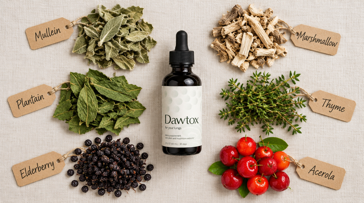 The six plants in Dawtox for Lungs Image